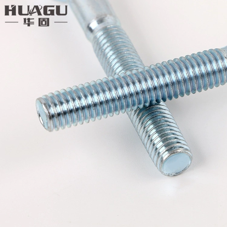 Blue &amp; White Zinc Hex Flange Bolts Gr 4.8 M10