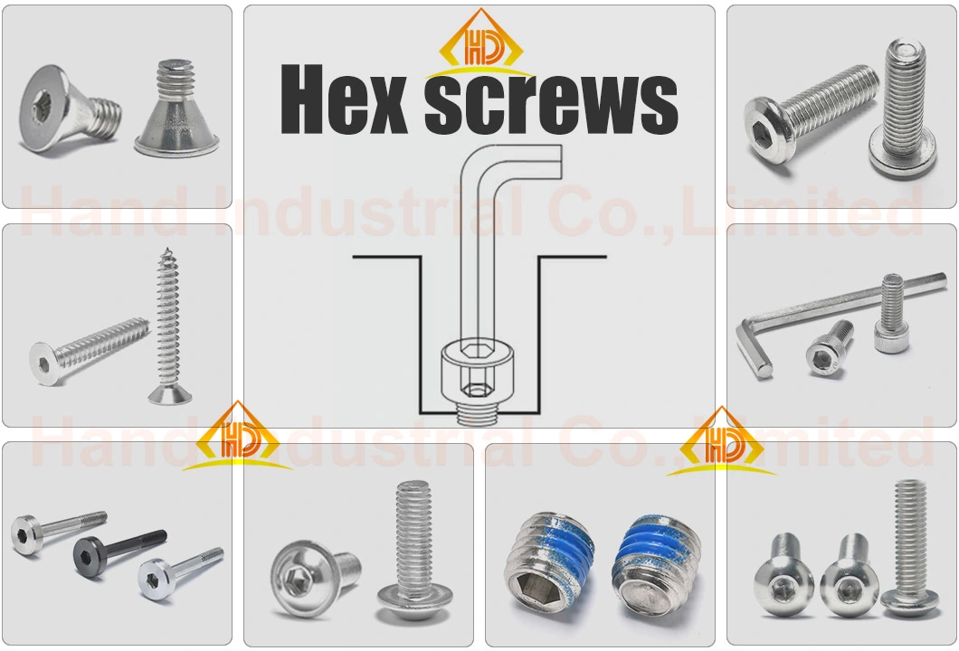 Professional DIN915 Hex Socket Set Screw