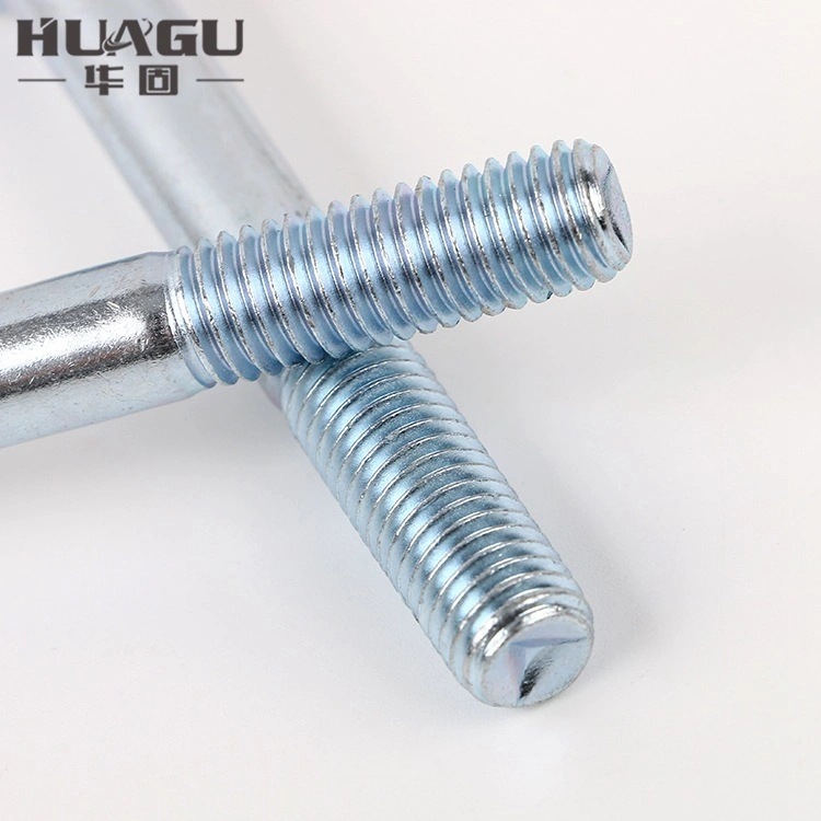 Blue &amp; White Zinc Hex Flange Bolts Gr 4.8 M10